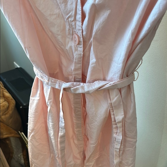 Pink Button-Down Midi Dress - Picture 3 of 3
